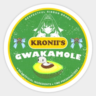 Gwakamole - worn-in Sticker